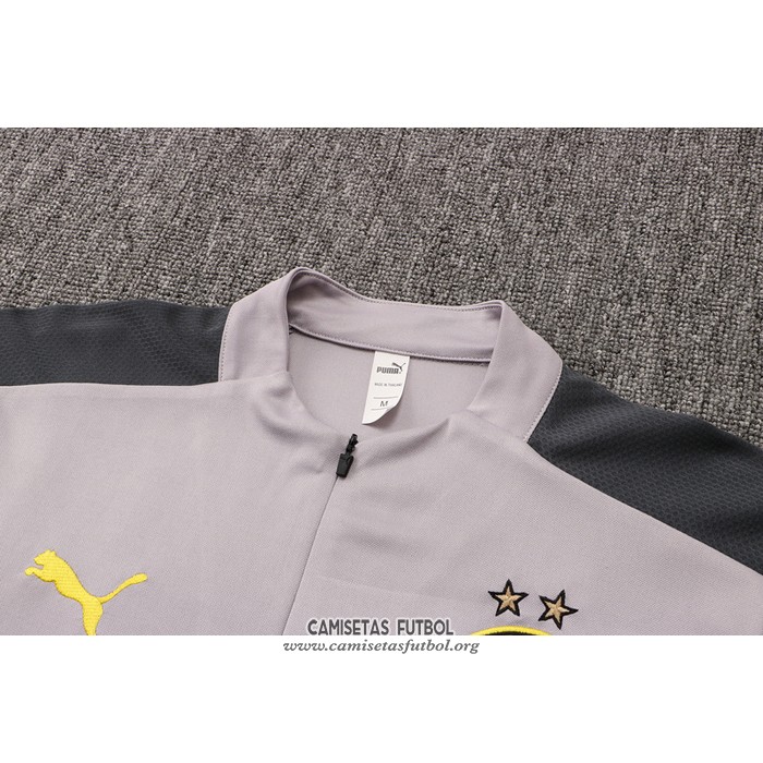 Chandal de Sudadera del Borussia Dortmund 2021/2022 Gris